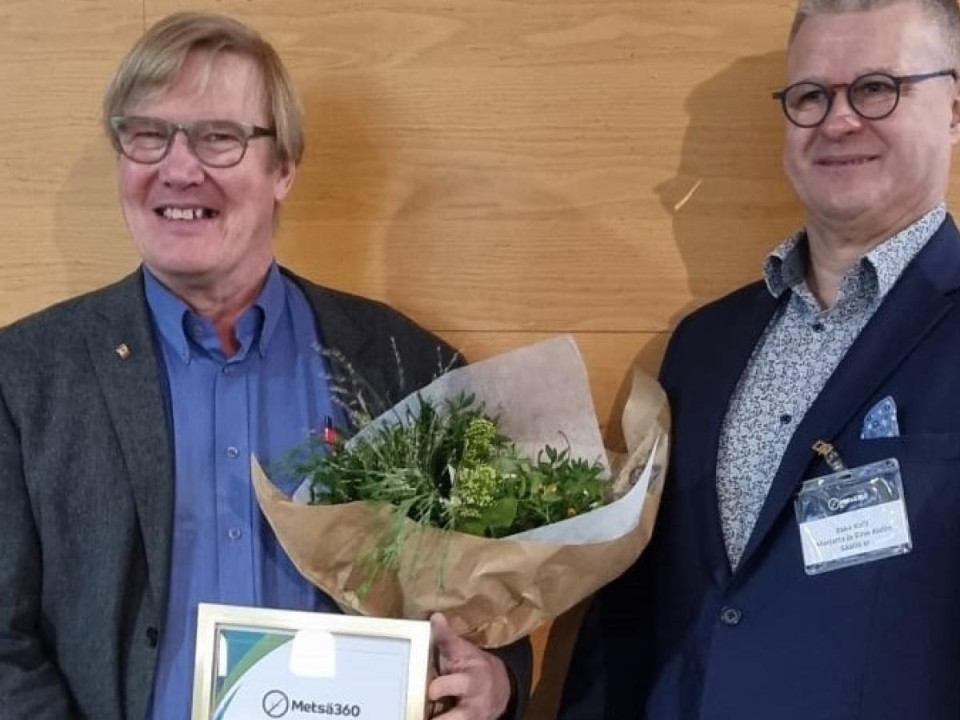 Vuoden 2023 Metsä360 palkinto Arbonautille