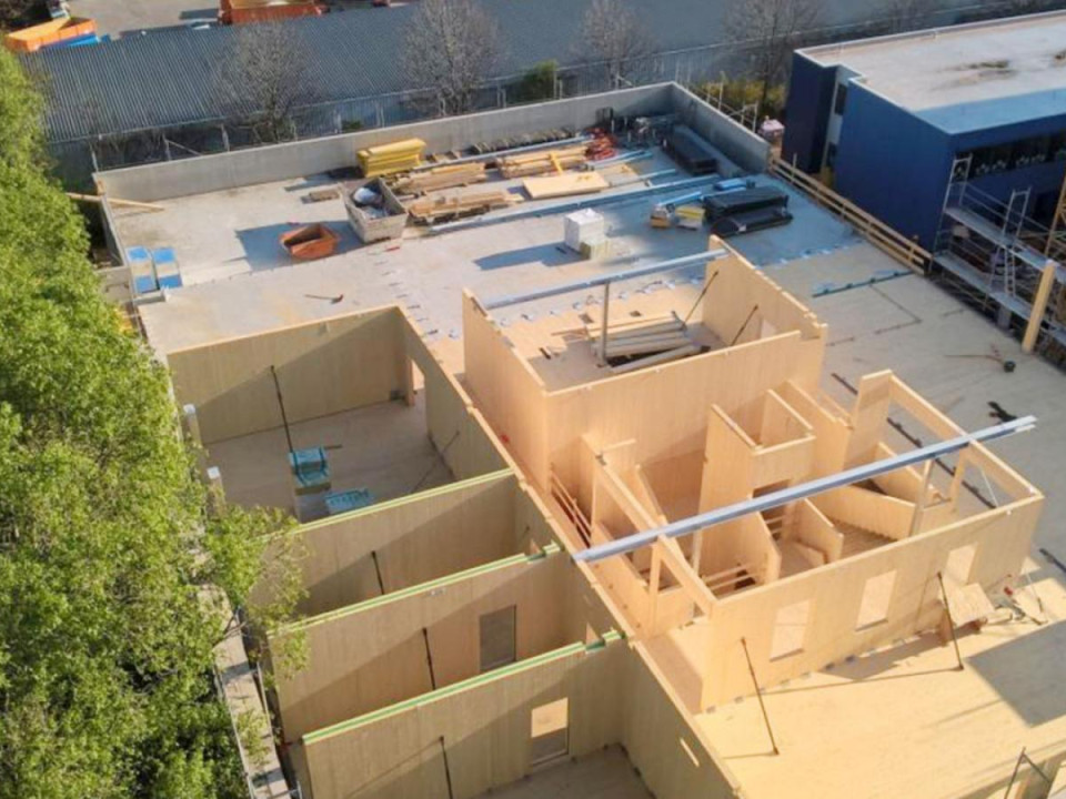 Rakennusyhtiöt kasvattavat puurakentamisen osaamista